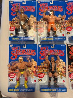 10 WWE LJN Figures - Please read description