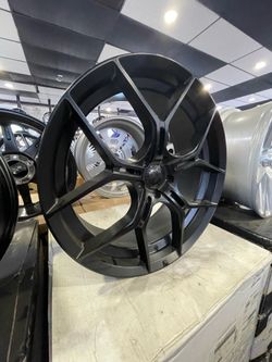 22” Asanti Black Label Wheel ABL37 Monarch  Style  Satin Black Finish  Brand New in Box