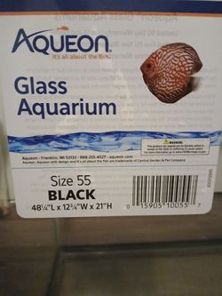 NEW NEVER USED 55GAL AQUARIUM