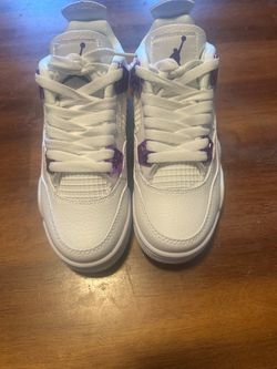 Size 4.5 white an purple
