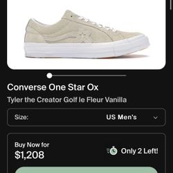 Converse One Star Ox—Tyler the Creator Golf le Fleur Vanilla