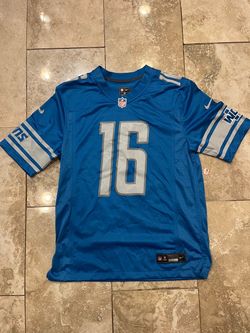 Nike Detroit Lions Jersey Jared Goff #16 Blue Size medium brand new without tags