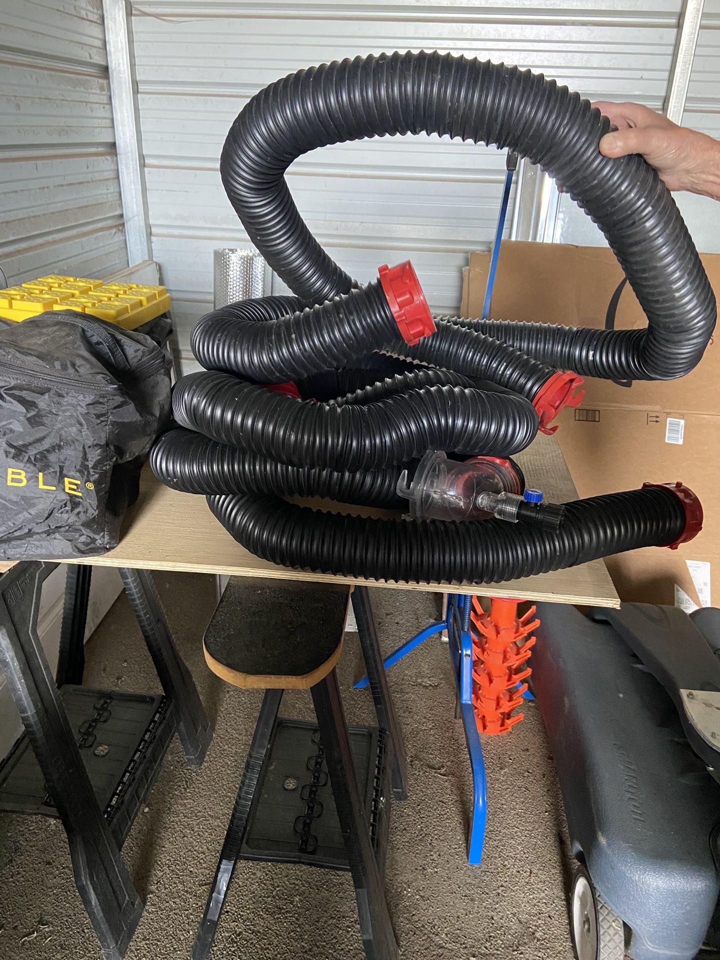 Camper Sewage Pipes