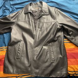 St. John’s Bay Leather Jacket (XXLT)