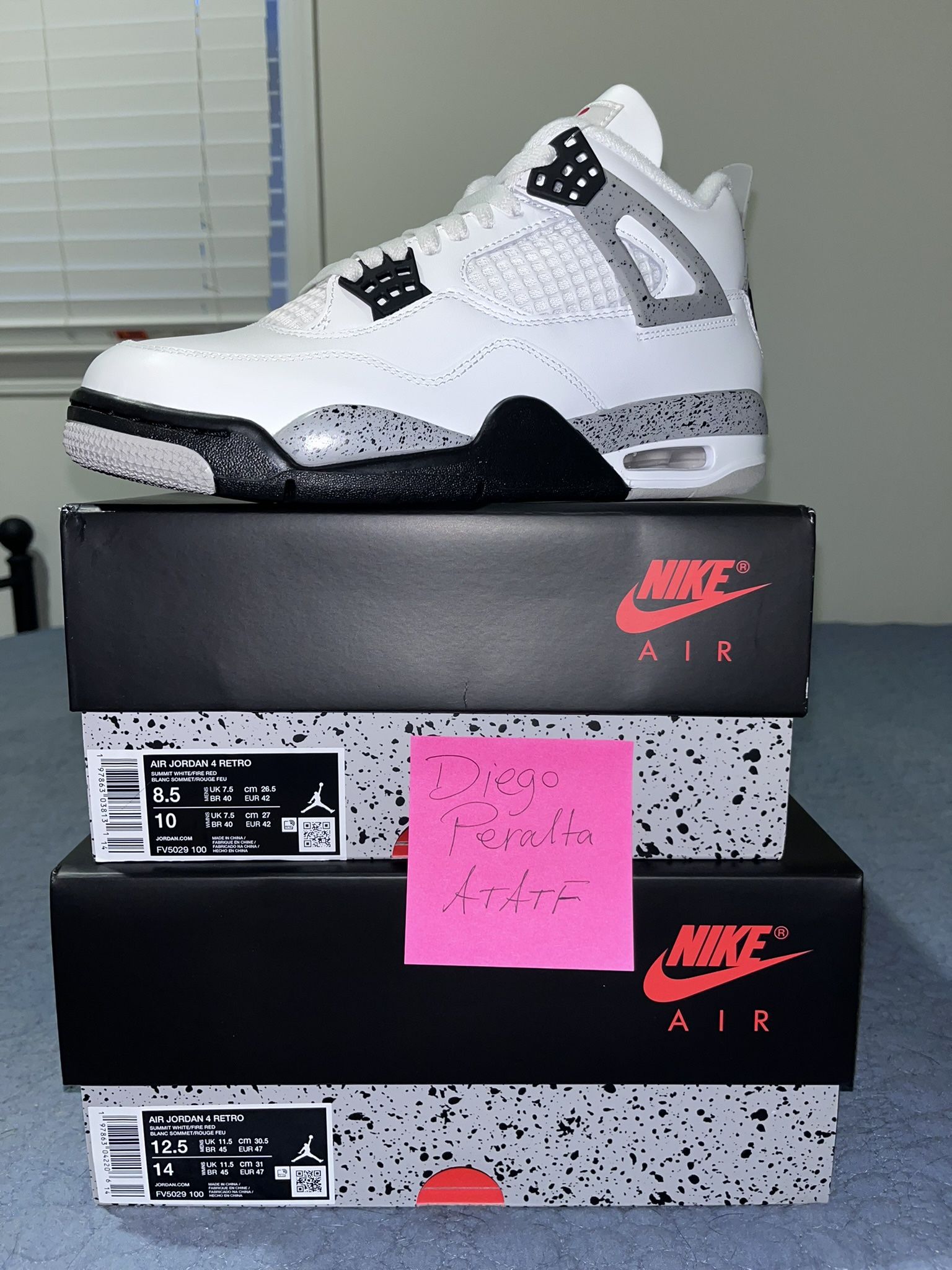 White Cement Jordan 4