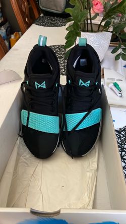 Nike 9.5 men black light bone light aqua