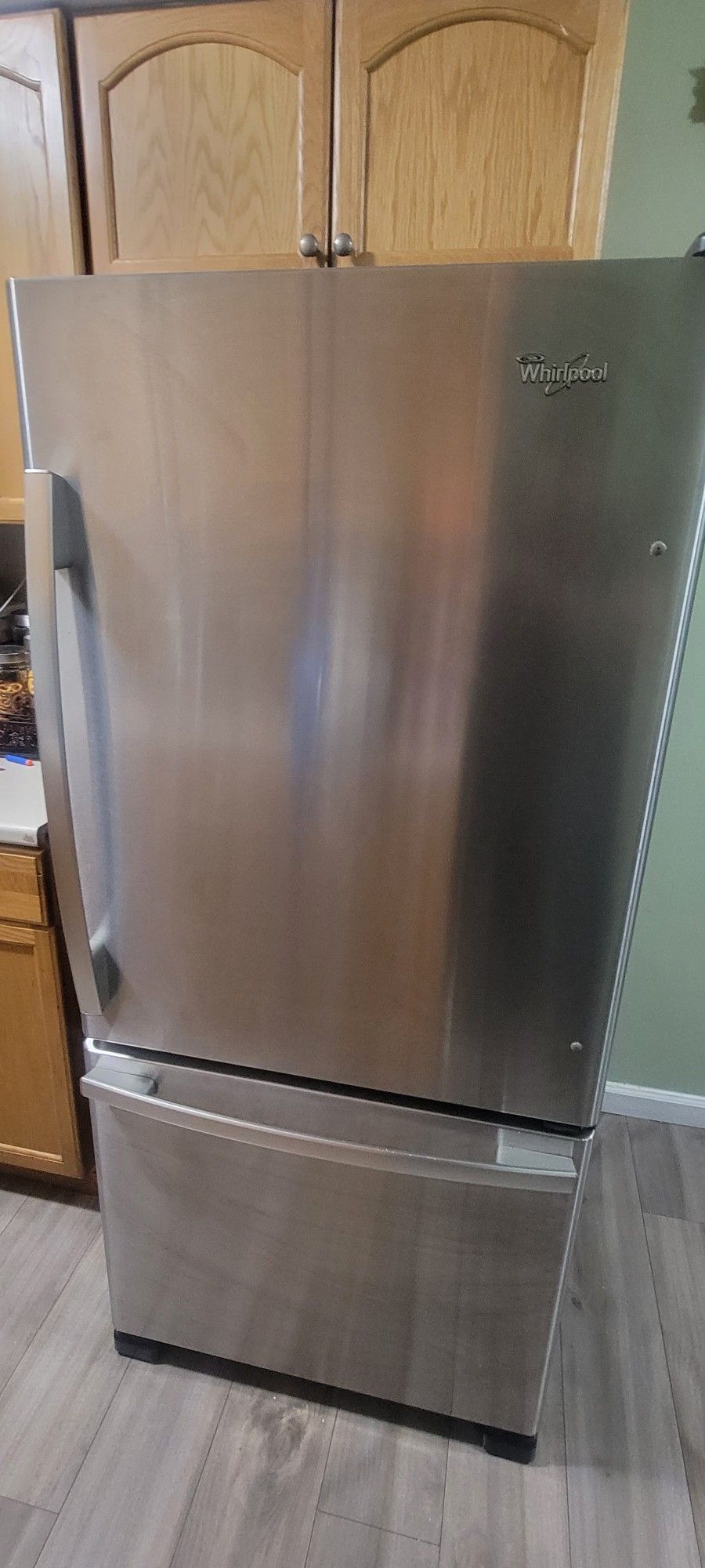 Refrigerator Whirlpool Stainless Steel Negotiable