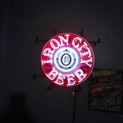 Iron City Neon Sign 