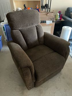 Brown Reclining Rocking Chair
