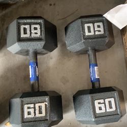 Dumbbells 60lbs