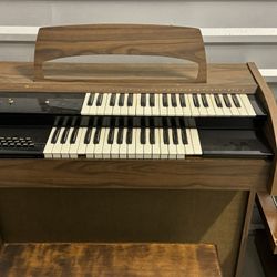 Electric Organ with Bench