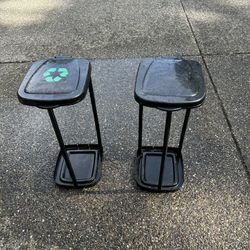 Portable Recycle And Garbage Cans