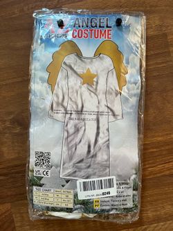 Angel costume for kids size 6 to 8 years old brand new!