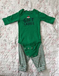 Christmas onesie set Baby boy clothes 3 months