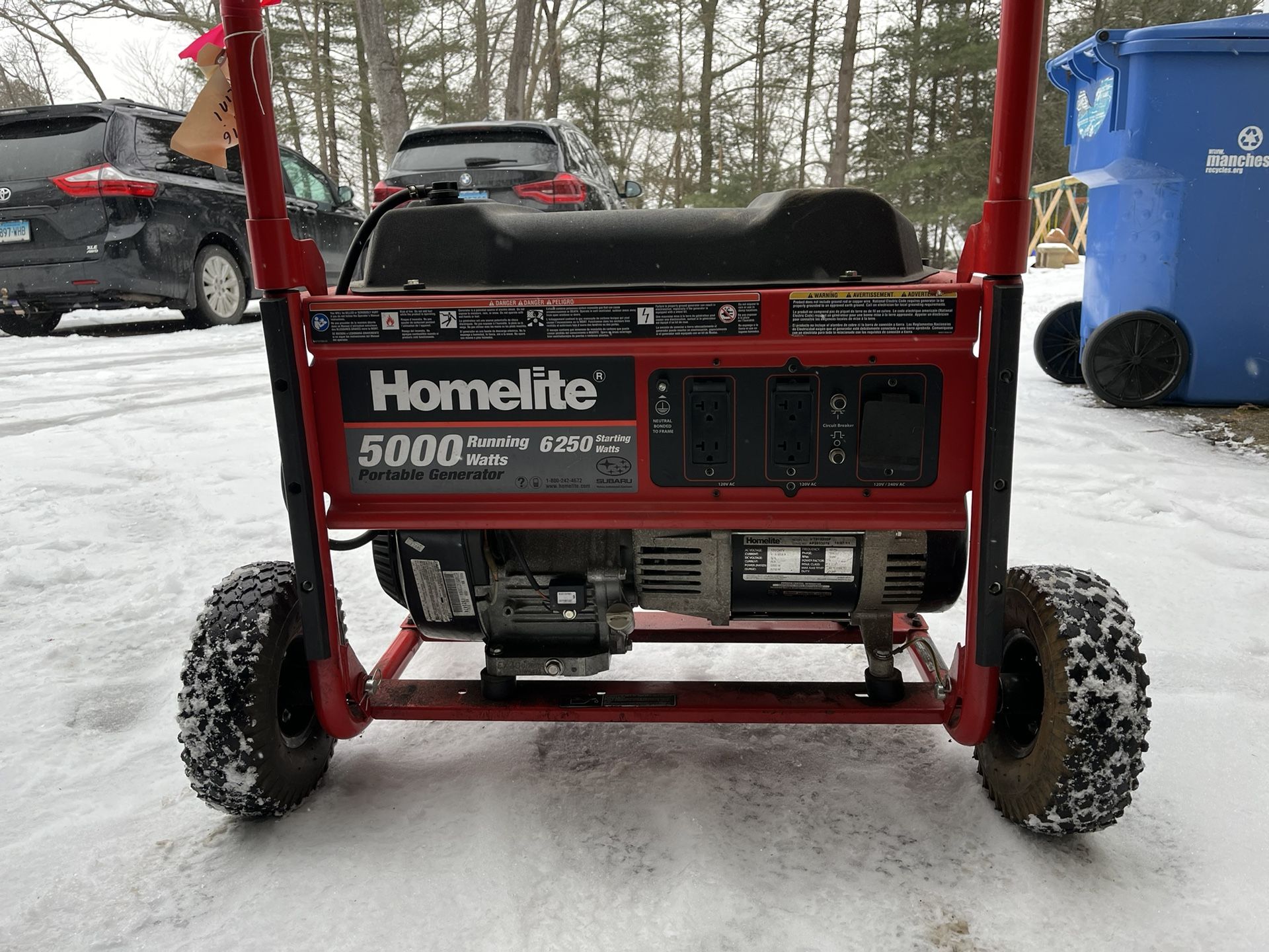 Homelite Subaru generator 6250 Watts