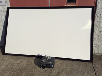 Elegance Projection Screen and Mitzubishi Hc4900 Projector Used