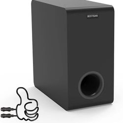 BESTISAN Wired Subwoofer for Home Theater/TV/Speakers/Computer/Phone (LIKE NEW)