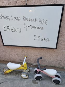 Baby tricycle  $25 each