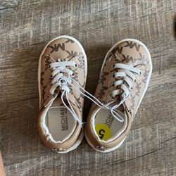 Infant Michael Kors Brown Shoes Sz 5