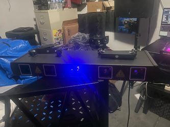 Laser lights.