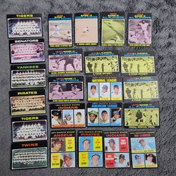 175 Card Lot of Excellent Looking Vintage 71 Topps Baseball ⚾️ Cards. 