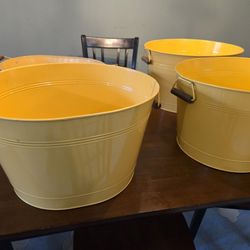 Decorative Pailsset Of 4 