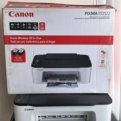 Canon PIXMA TS35 22 All-in-One Wireless Color Inkjet Printer - Print Copy Scan - Mobile Printing - Up to 50 Sheets Paper Tray - Up to 4800 x 1200 DPI 