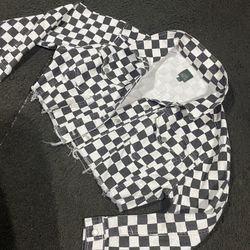 1980s checkered jacket Halloween costume 80s baby