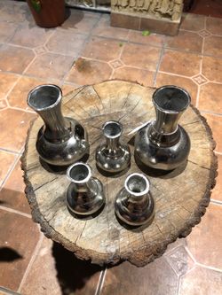 5 pc Mini Vase Set Gift