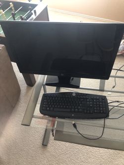 HP2711X monitor + keyboard