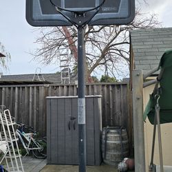 portable basketball hoop 

Pick up in San Jose 95121 area 44" x 27" Lifetime
