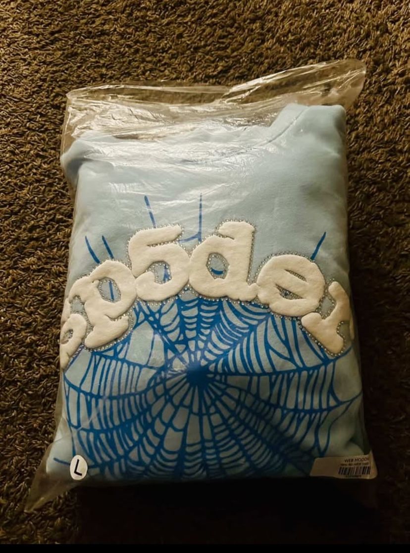 Blue Sp5der Hoodie