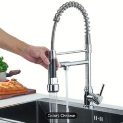 Single Hole High Arc Spring Commercial Kitchen Sink Sprayer 
