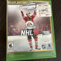 NHL 16: Deluxe Edition (Microsoft Xbox One) 