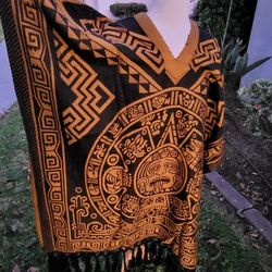 Ponchos Calendario Azteca.  Gaban