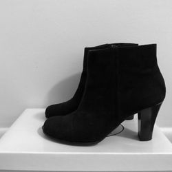 Black Suede Booties (US Size 5)