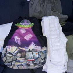 SprayGround And Flared Jeans