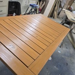 Handmade Wooden Patio Table