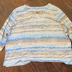 Alfred Dunner 3/4 Sleeve Top