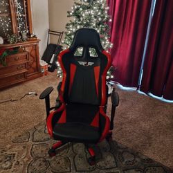 Game Chair Red And Black