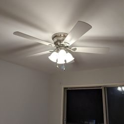Lovely Chrome Fixtures, 4 Lights Ceiling Fan. Pickup Location Pasadena 