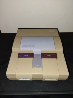 Super Nintendo SNES Console Entertainment System Video Game Unit