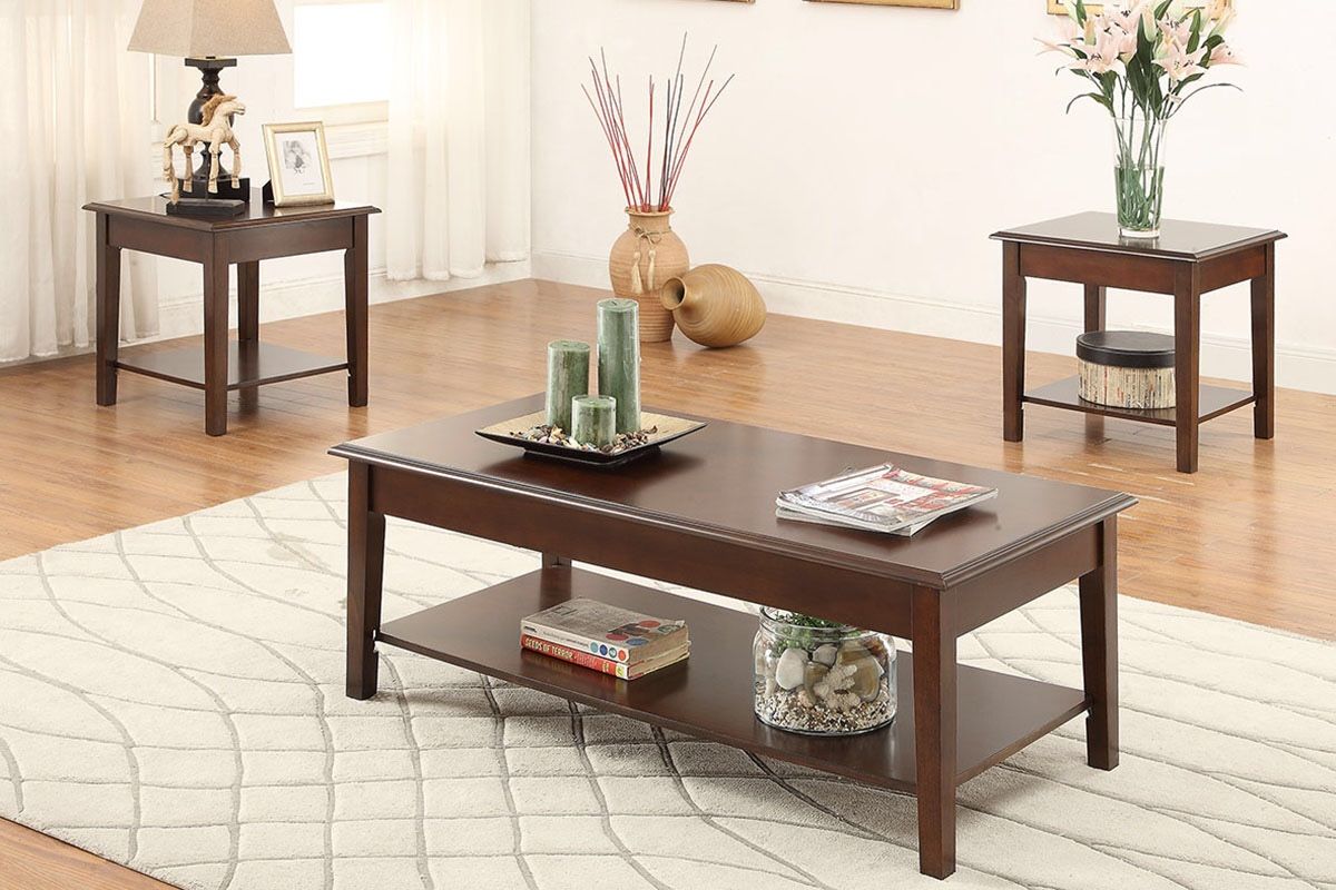 3pc Coffee Table set Juego d Mesas 3pc,All Products : American Fashion Style Bags On Sale