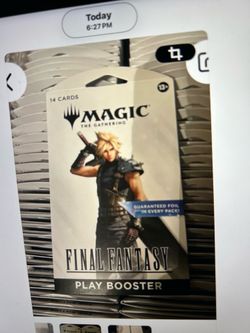 Magic The Gathering Final Fantasy Booster packs!