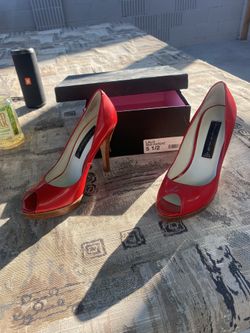 Heels Red Patent Leather 5 1/2