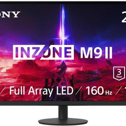 Sony INZONE M9 II 27” 4K UHD (3840 x 2160) 160Hz Full Array LED 1ms GtG #1877B Y