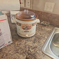 Three and a half quart Rival crock pot