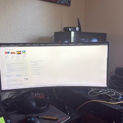 Samsung 34” Ultrawide monitor