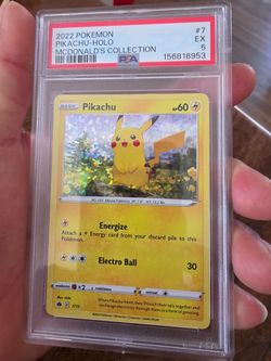 Pikachu holo McDonalds 2022