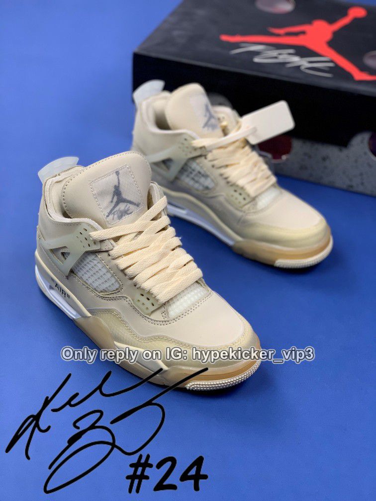 Jordan 4 Retro Off-White Sail New for Sale in Brooklyn, NY - OfferUp